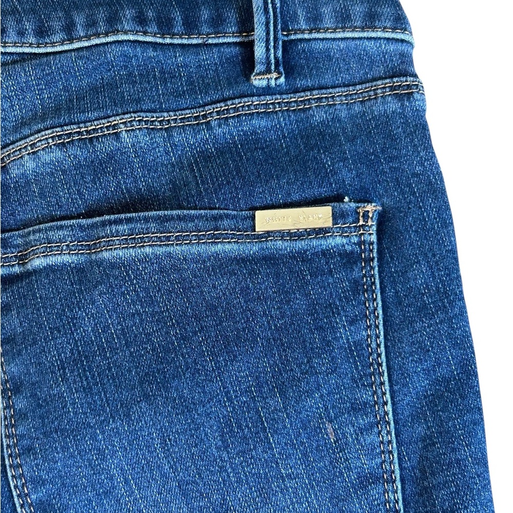 White House Black Market Women's Blue Boot Cut Jeans Sz 8 mid rise “The Boot” - Picture 7 of 9